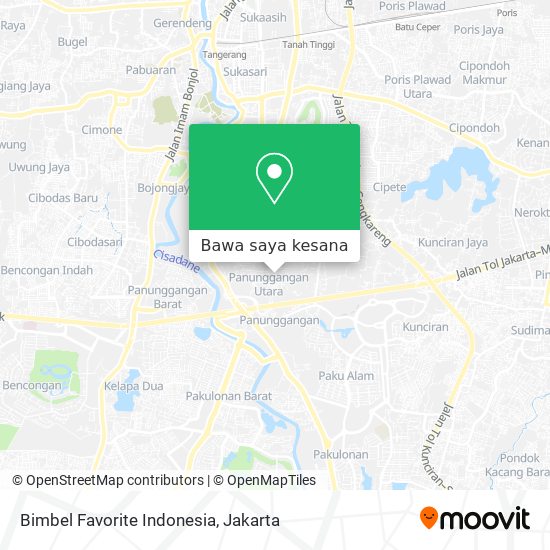 Peta Bimbel Favorite Indonesia