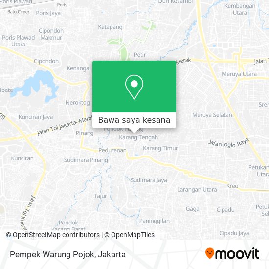 Peta Pempek Warung Pojok