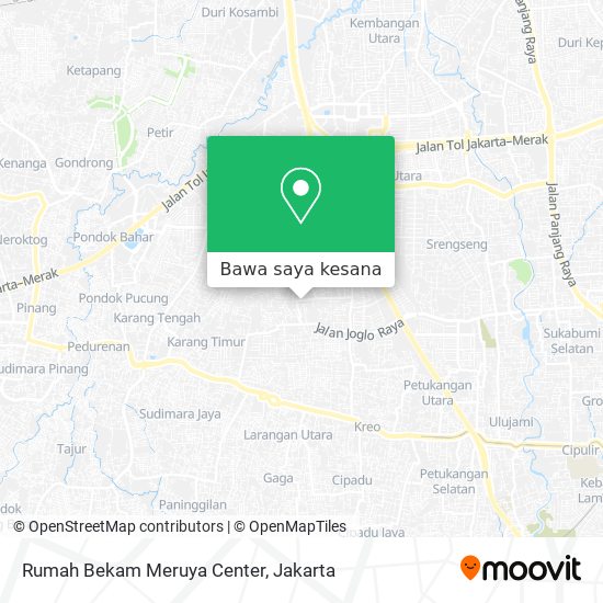 Peta Rumah Bekam Meruya Center