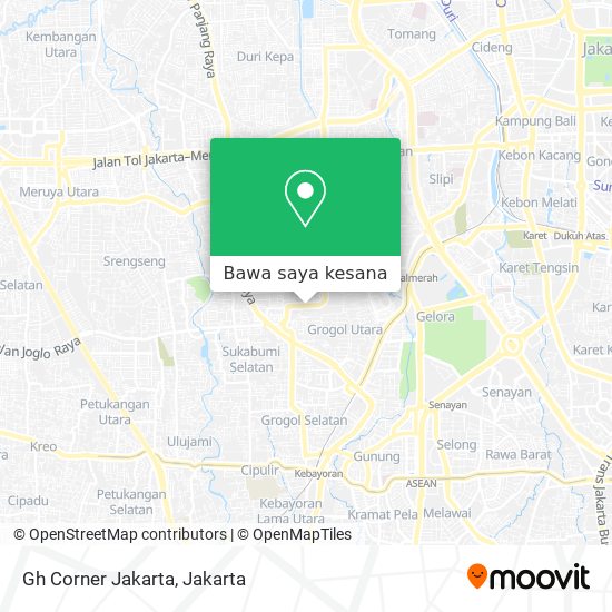 Peta Gh Corner Jakarta