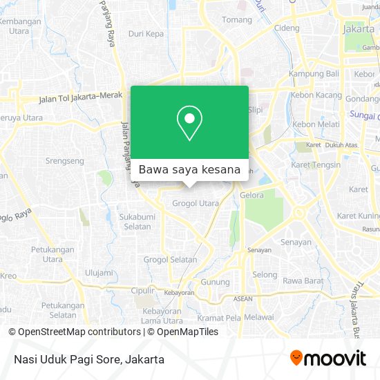 Peta Nasi Uduk Pagi Sore