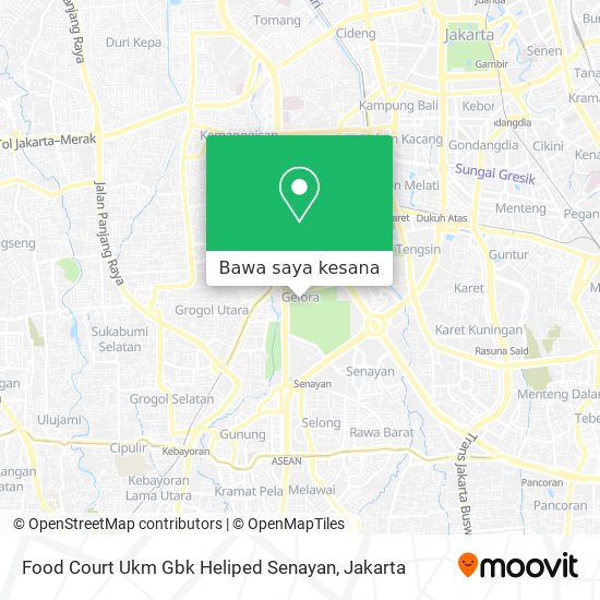 Peta Food Court Ukm Gbk Heliped Senayan