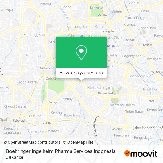 Peta Boehringer Ingelheim Pharma Services Indonesia