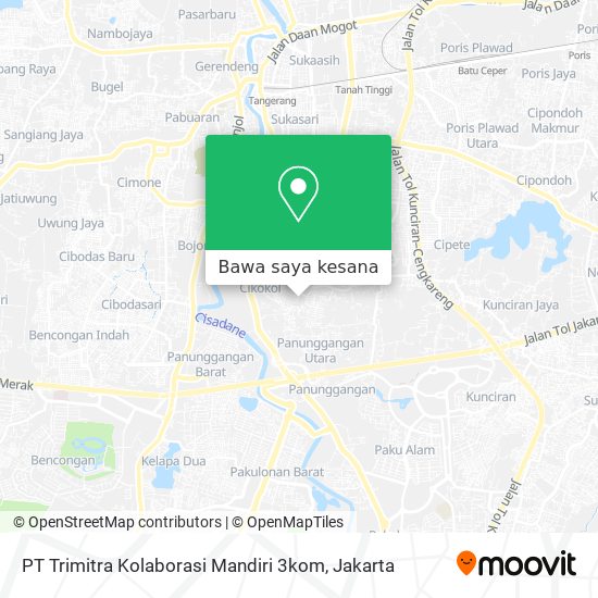 Peta PT Trimitra Kolaborasi Mandiri 3kom