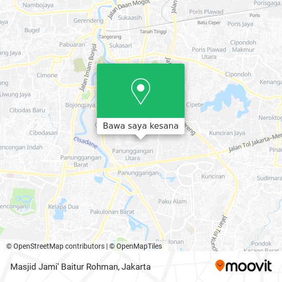 Peta Masjid Jami' Baitur Rohman