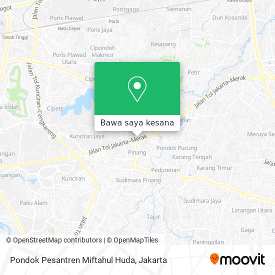 Peta Pondok Pesantren Miftahul Huda