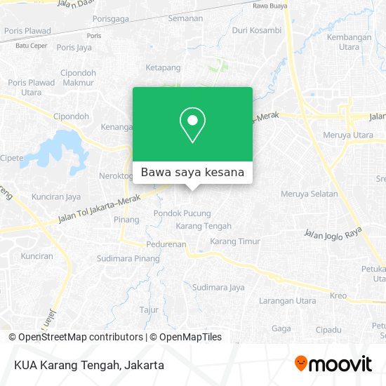 Peta KUA Karang Tengah