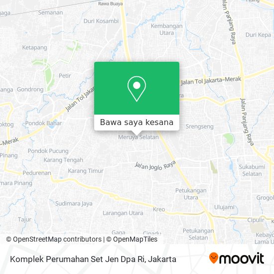 Peta Komplek Perumahan Set Jen Dpa Ri