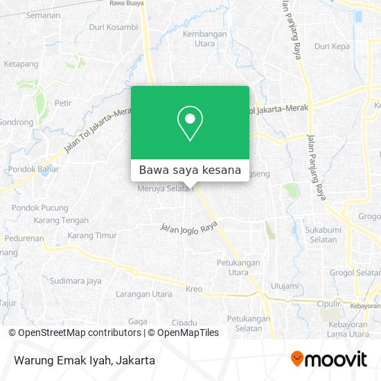 Peta Warung Emak Iyah