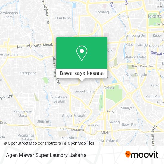 Peta Agen Mawar Super Laundry