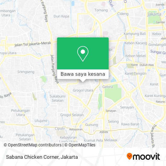 Peta Sabana Chicken Corner