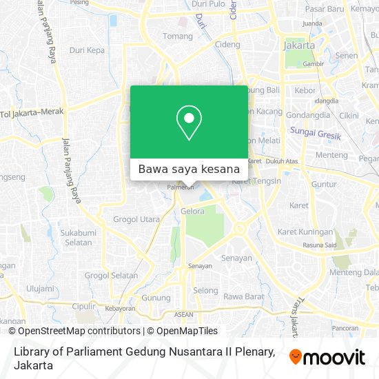 Peta Library of Parliament Gedung Nusantara II Plenary