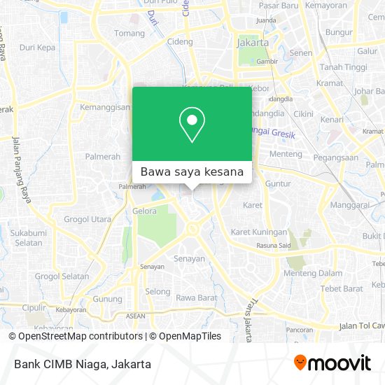 Peta Bank CIMB Niaga