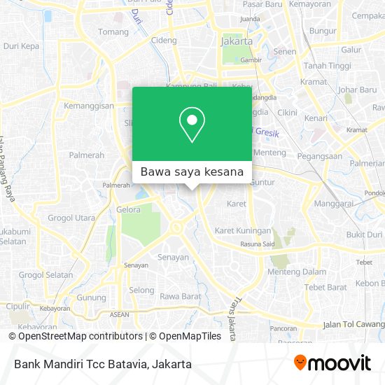Peta Bank Mandiri Tcc Batavia