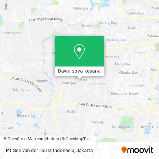 Peta PT Sse van der Horst Indonesia