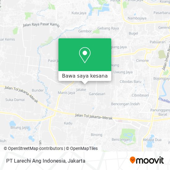 Peta PT Larechi Ang Indonesia