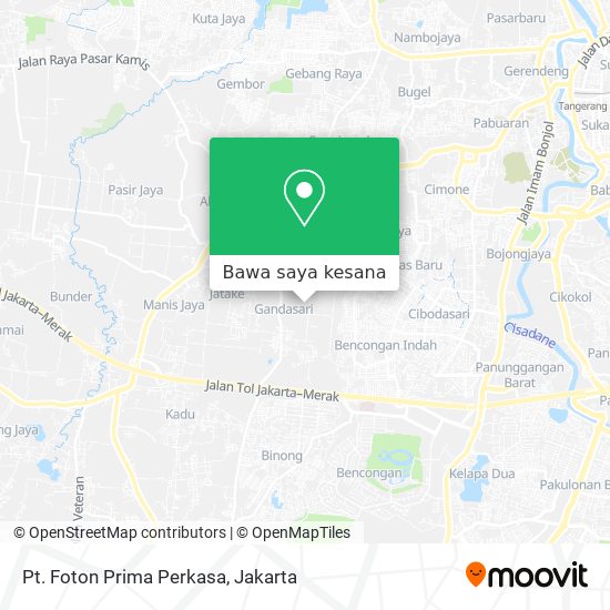 Peta Pt. Foton Prima Perkasa