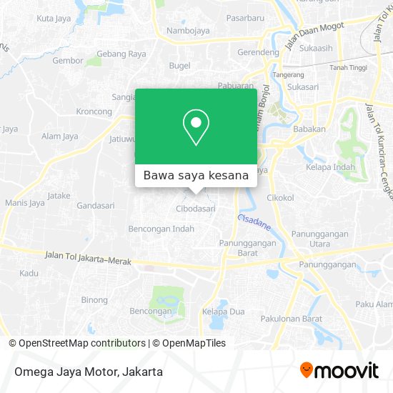 Peta Omega Jaya Motor