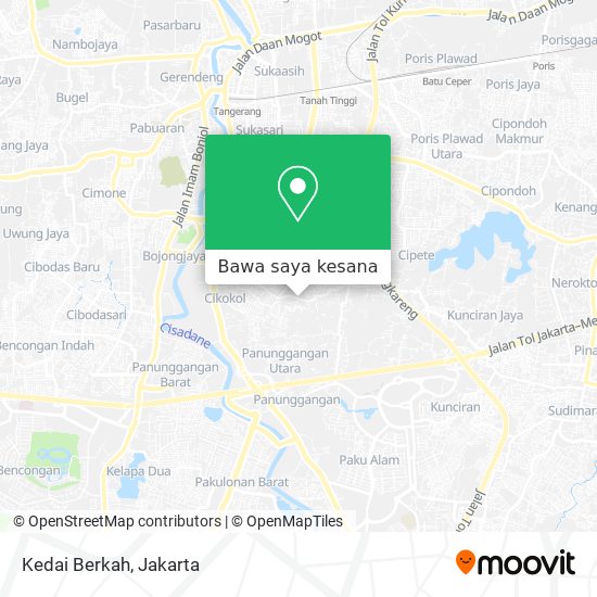 Peta Kedai Berkah