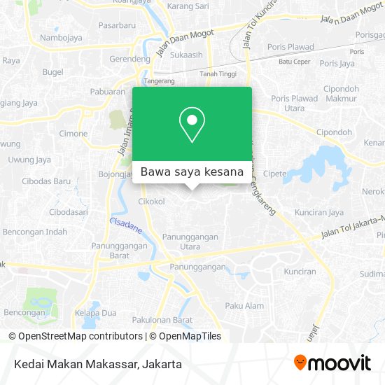 Peta Kedai Makan Makassar