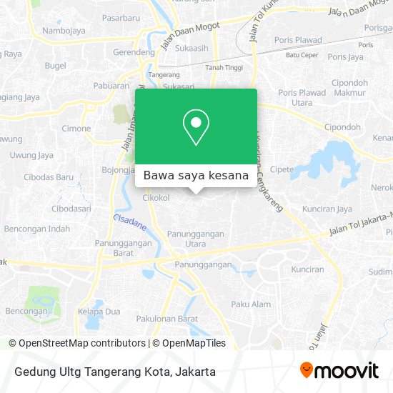 Peta Gedung Ultg Tangerang Kota