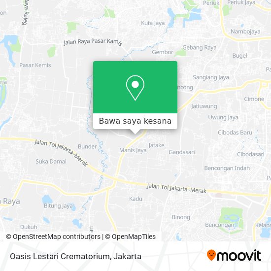 Peta Oasis Lestari Crematorium