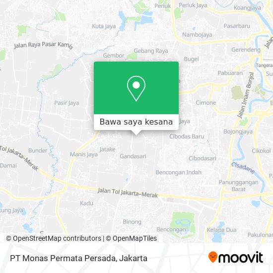 Peta PT Monas Permata Persada