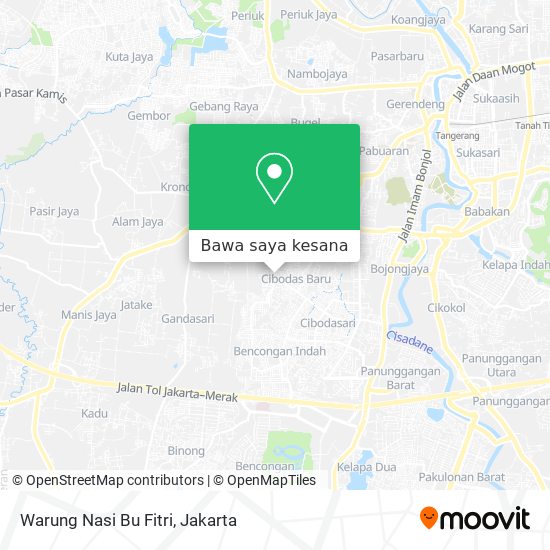 Peta Warung Nasi Bu Fitri