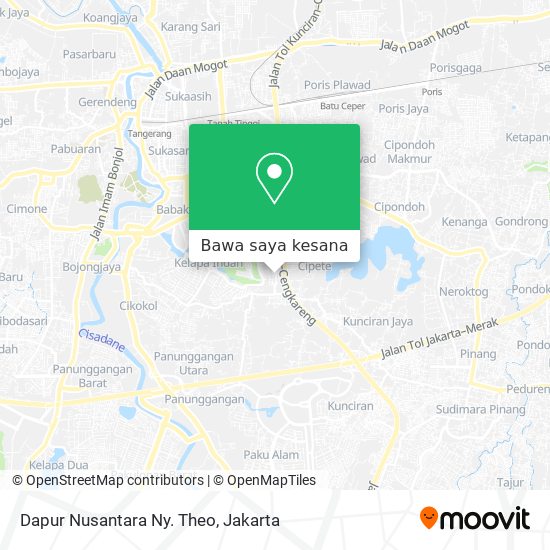 Peta Dapur Nusantara Ny. Theo