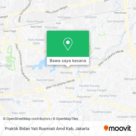 Peta Praktik Bidan Yati Rusmiati Amd Keb