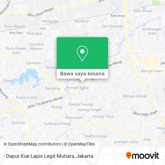 Peta Dapur Kue Lapis Legit Mutiara