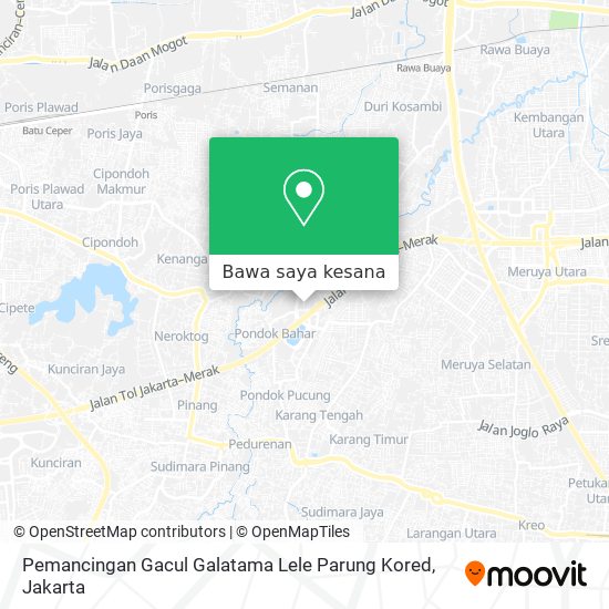 Peta Pemancingan Gacul Galatama Lele Parung Kored