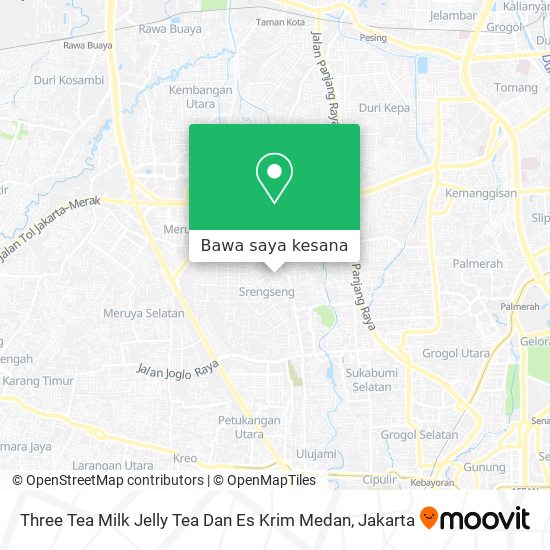 Peta Three Tea Milk Jelly Tea Dan Es Krim Medan