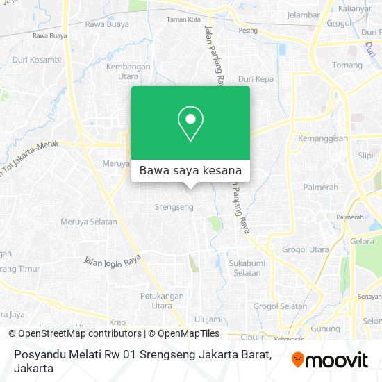 Peta Posyandu Melati Rw 01 Srengseng Jakarta Barat