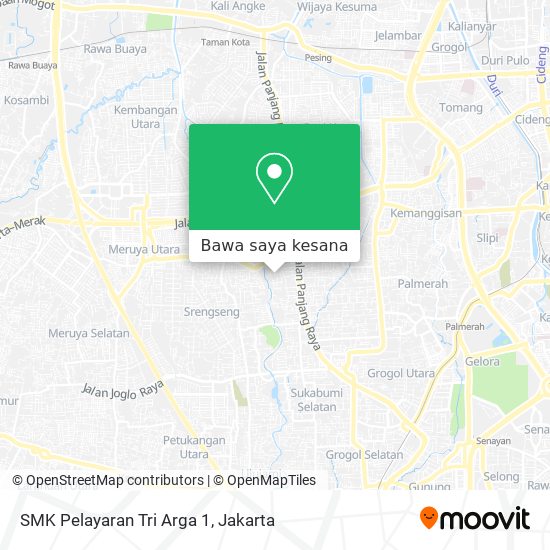 Peta SMK Pelayaran Tri Arga 1