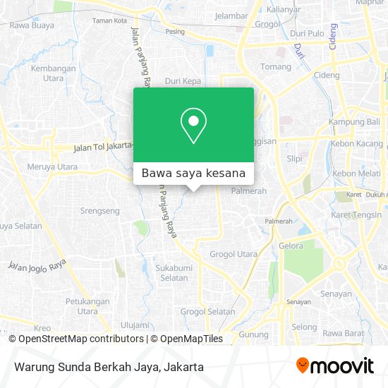 Peta Warung Sunda Berkah Jaya