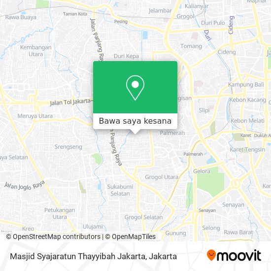 Peta Masjid Syajaratun Thayyibah Jakarta