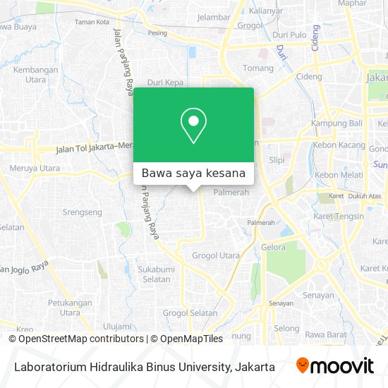 Peta Laboratorium Hidraulika Binus University
