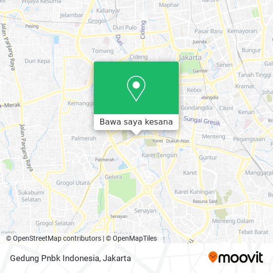 Peta Gedung Pnbk Indonesia