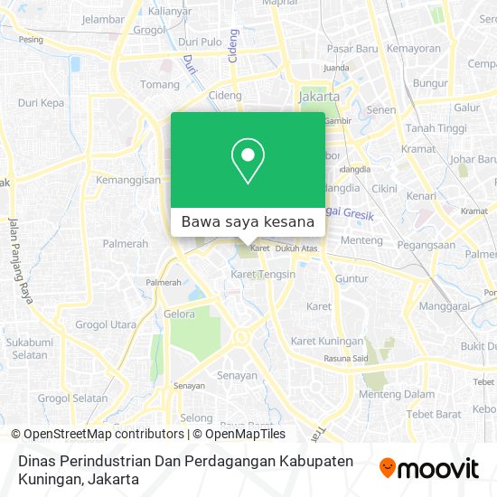 Peta Dinas Perindustrian Dan Perdagangan Kabupaten Kuningan