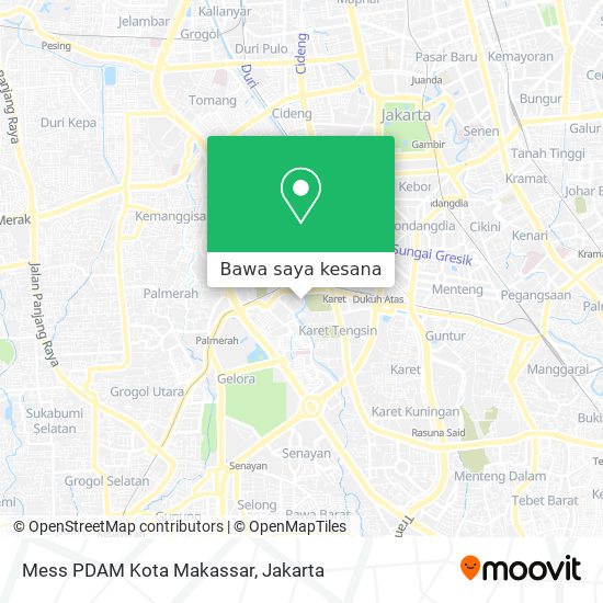 Peta Mess PDAM Kota Makassar