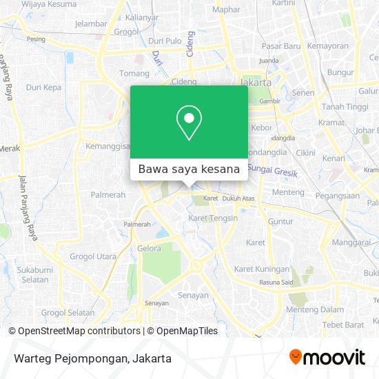 Peta Warteg Pejompongan