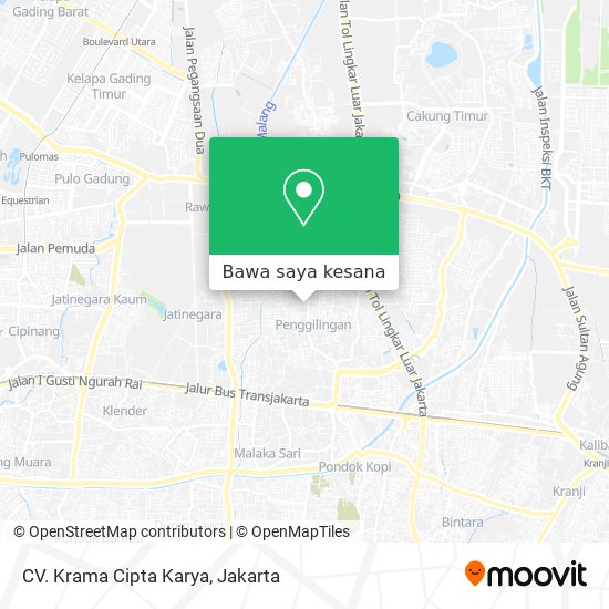 Peta CV. Krama Cipta Karya