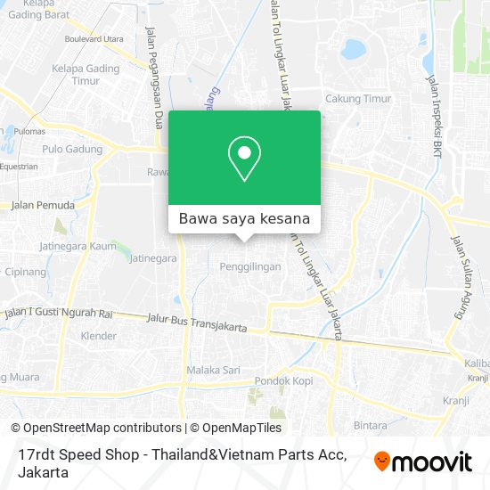 Peta 17rdt Speed Shop - Thailand&Vietnam Parts Acc