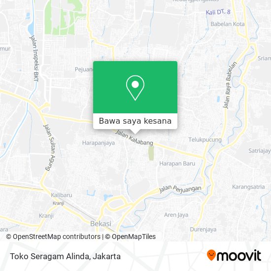 Peta Toko Seragam Alinda