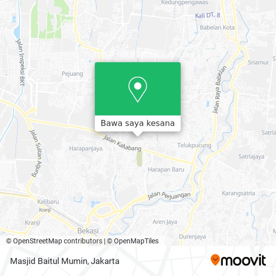 Peta Masjid Baitul Mumin