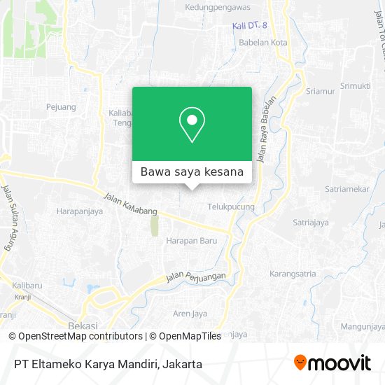 Peta PT Eltameko Karya Mandiri