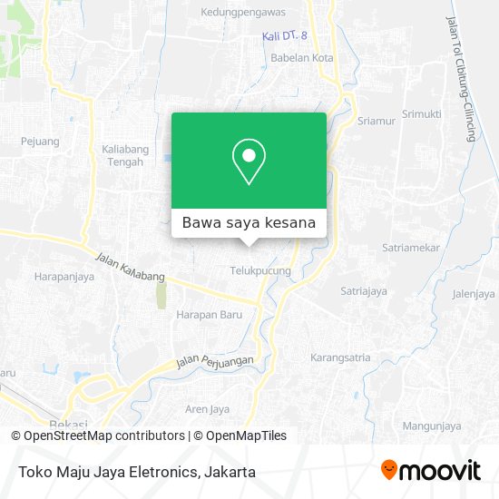 Peta Toko Maju Jaya Eletronics