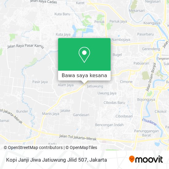 Peta Kopi Janji Jiwa Jatiuwung Jilid 507