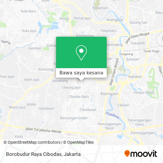 Peta Borobudur Raya Cibodas